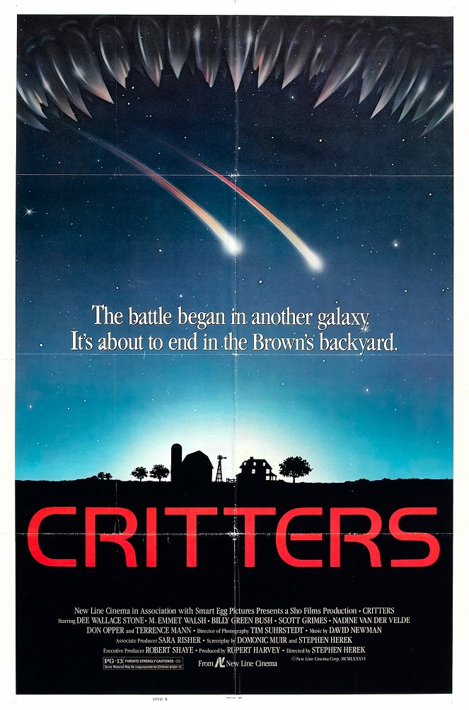 Critters - Seres do Espaço - Cartazes