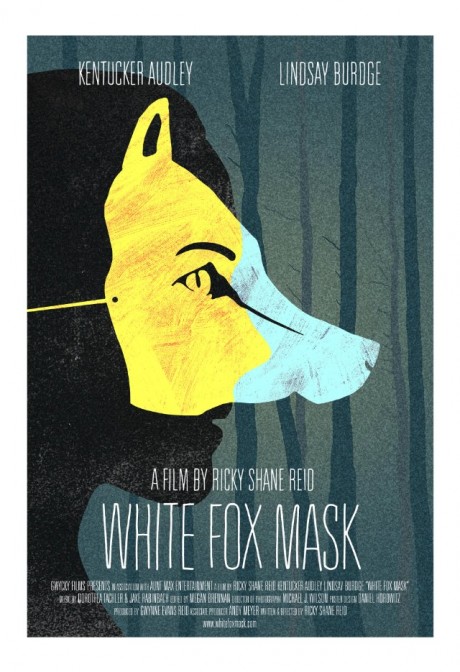 White Fox Mask - Plakate