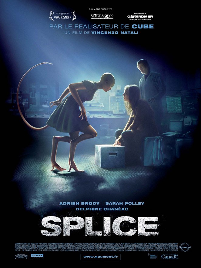 Splice: Experimento mortal - Carteles