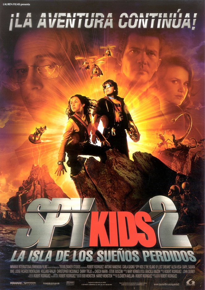 Spy Kids 2: La isla de los sueños perdidos - Carteles