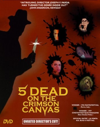 5 Dead on the Crimson Canvas - Carteles