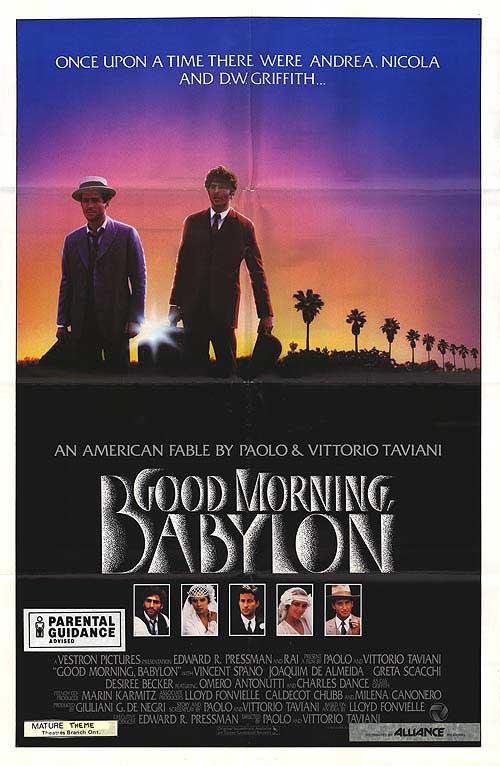 Good Morning, Babylon - Posters