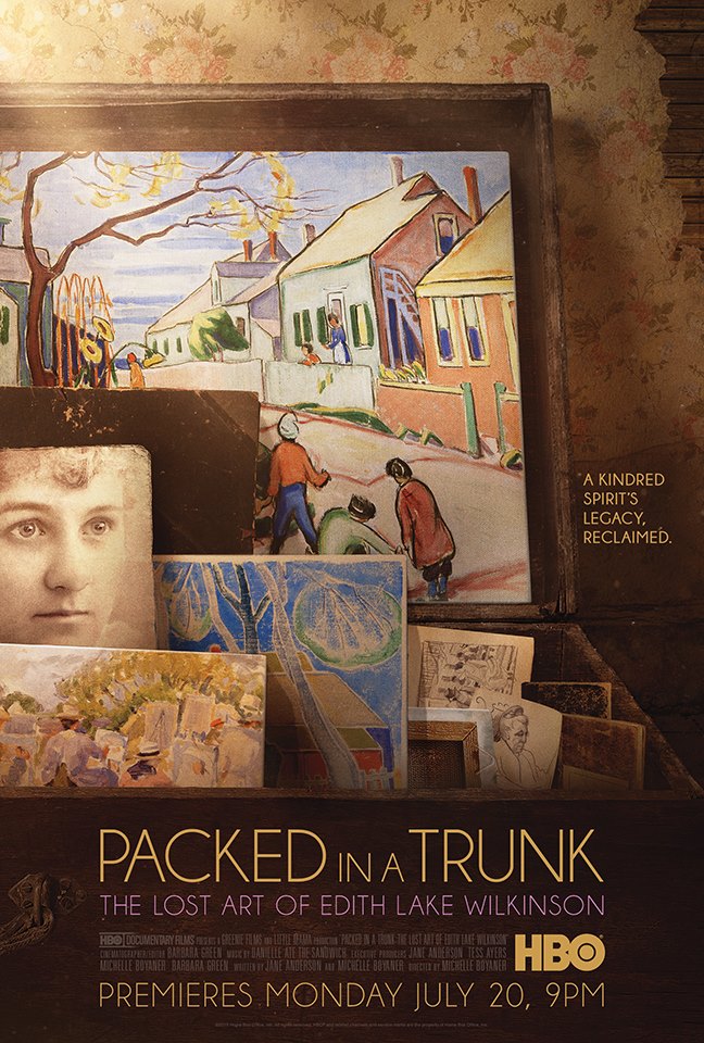 Packed In A Trunk: The Lost Art of Edith Lake Wilkinson - Carteles
