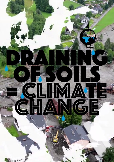 Odvodňovanie pevnín = klimatická zmena - Plakate