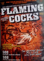 Flaming Cocks: Live at Rock Cafe Prague - Carteles