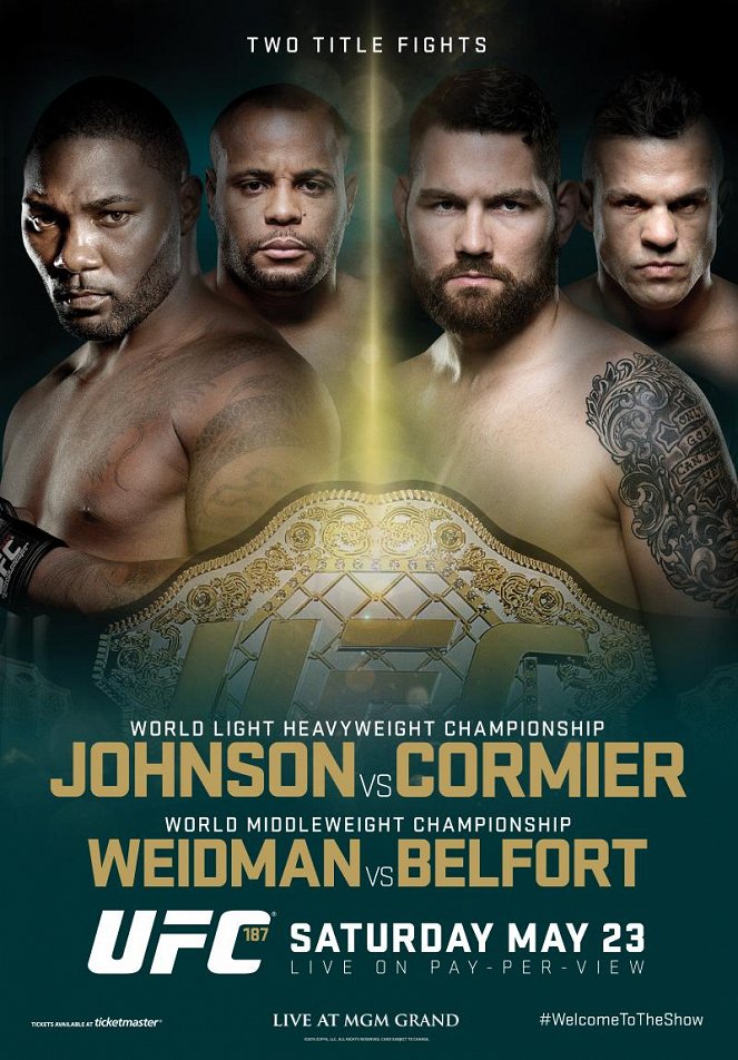 UFC 187: Johnson vs. Cormier - Plagáty