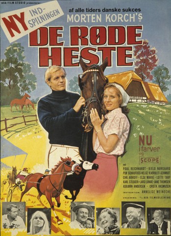 De røde heste - Plakate