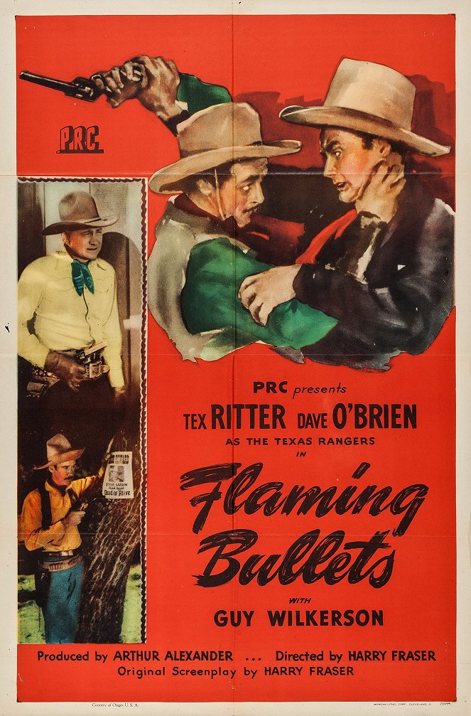Flaming Bullets - Affiches