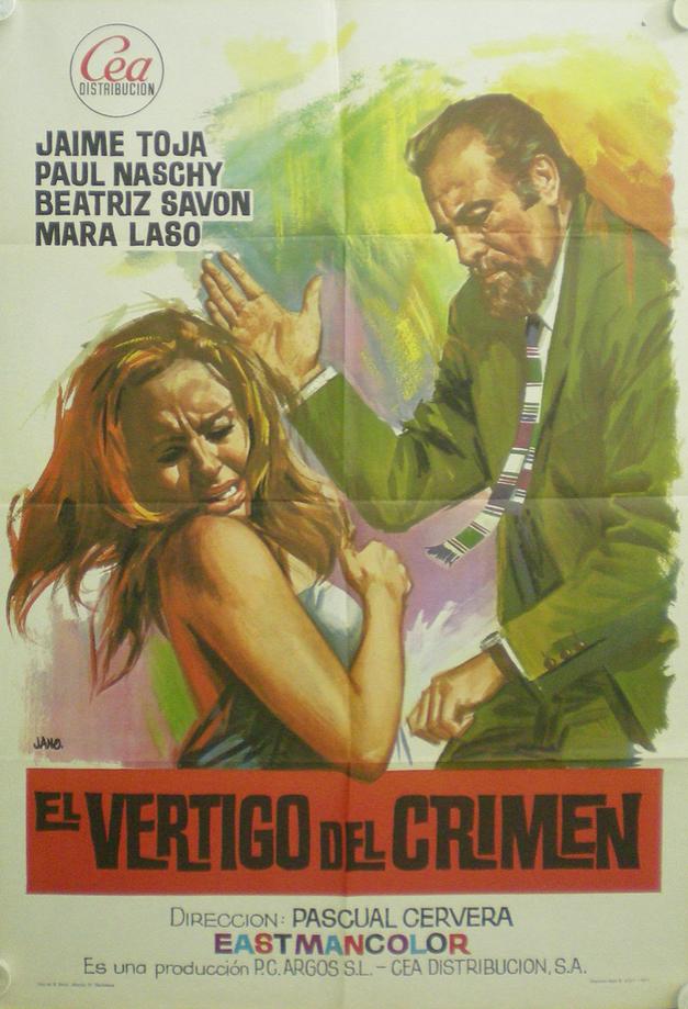 El vértigo del crimen - Plakate