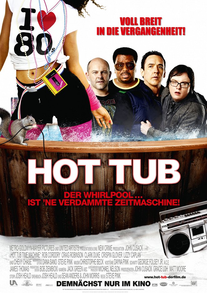 Hot Tub - Der Whirlpool... ist 'ne verdammte Zeitmaschine! - Plakate