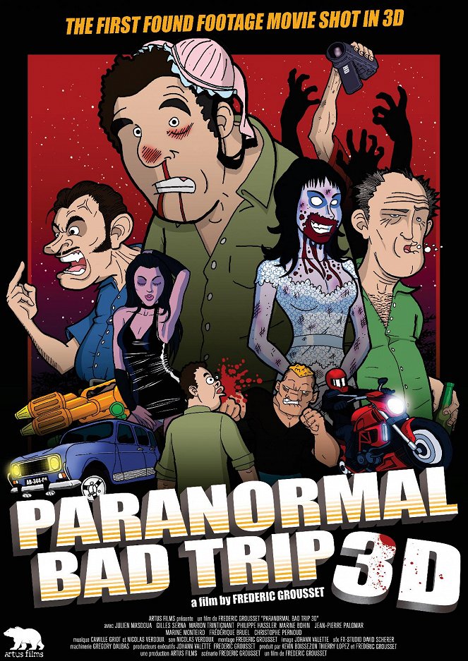 Paranormal Bad Trip 3D - Affiches