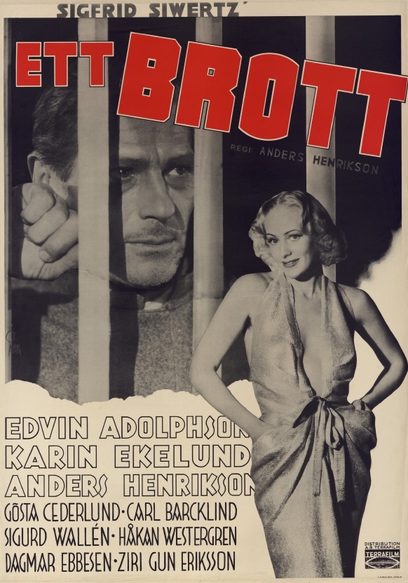 Ett brott - Carteles