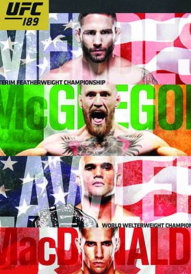 UFC 189: Mendes vs. McGregor - Cartazes