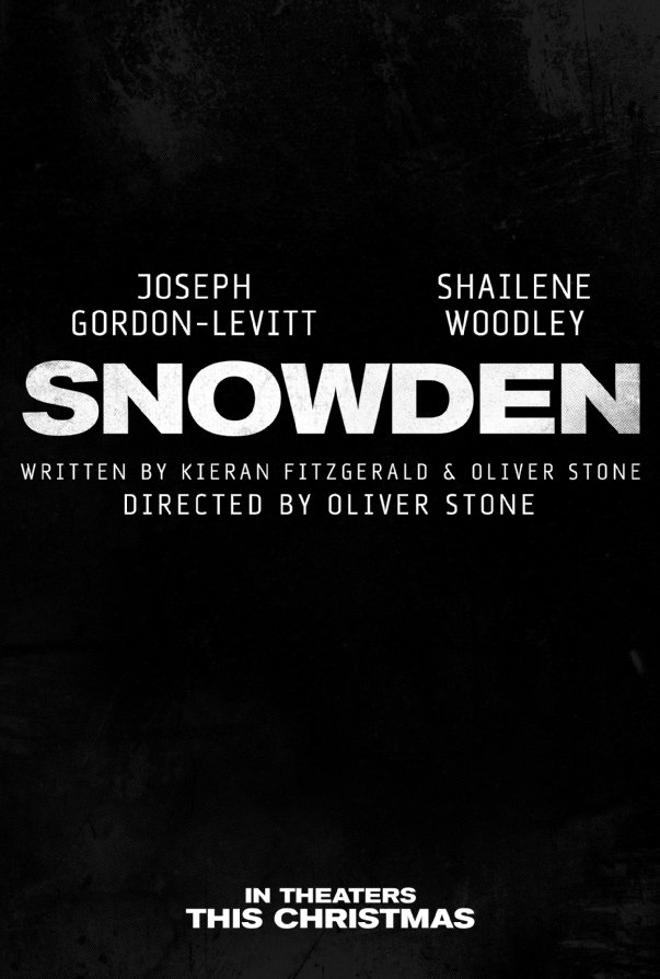 Snowden - Cartazes