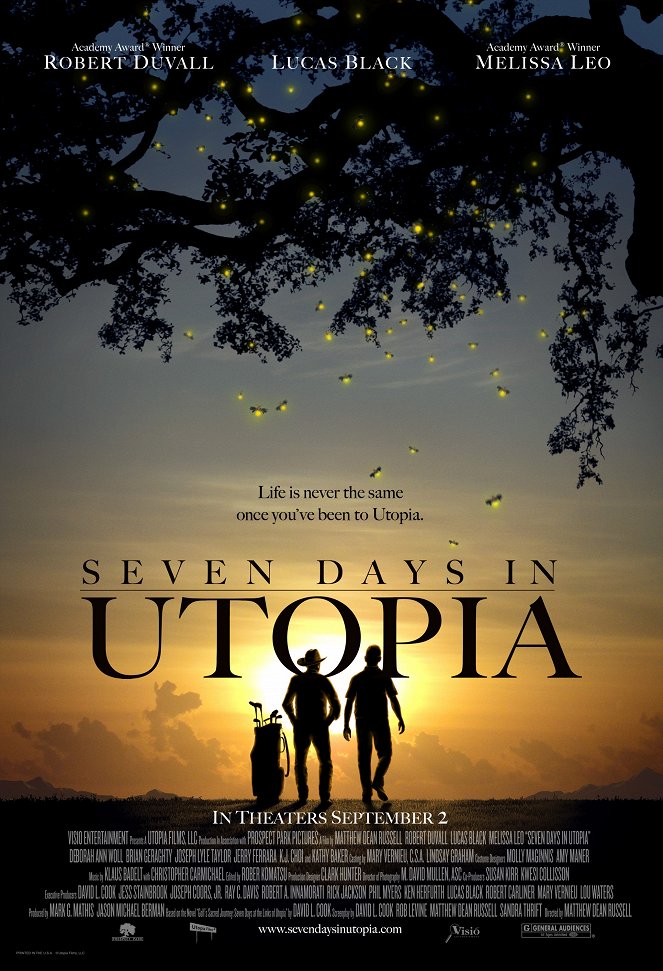 Seven Days in Utopia - Affiches