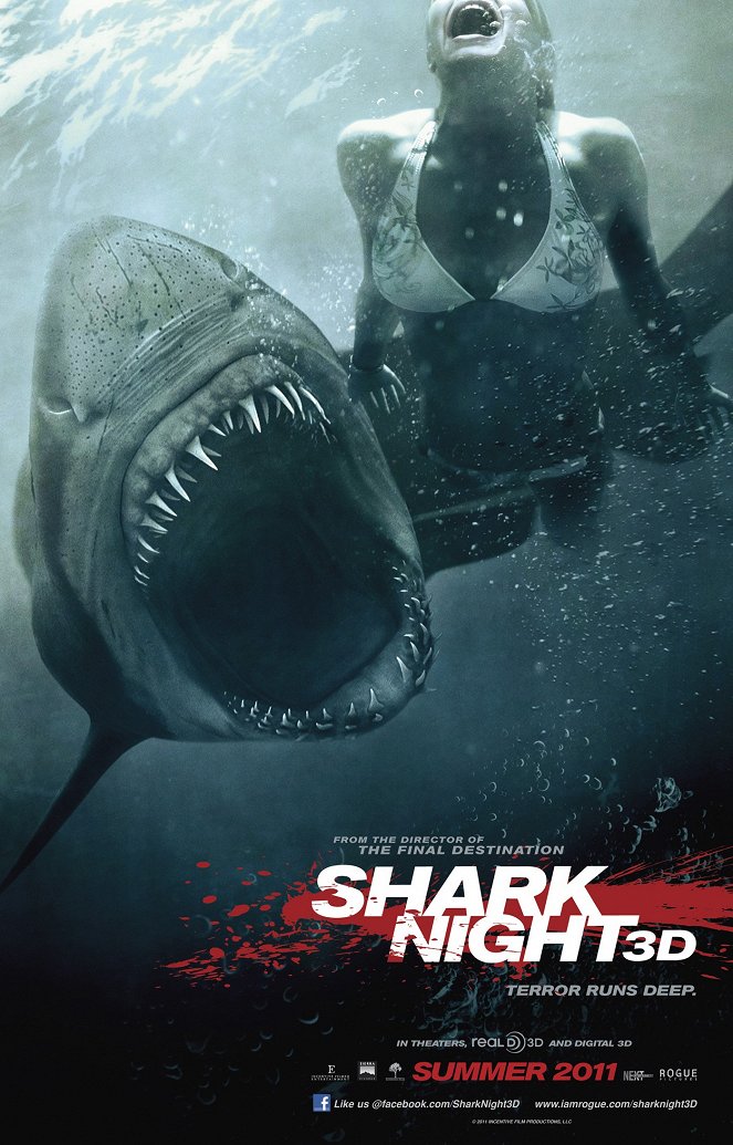 Shark Night 3D - Julisteet