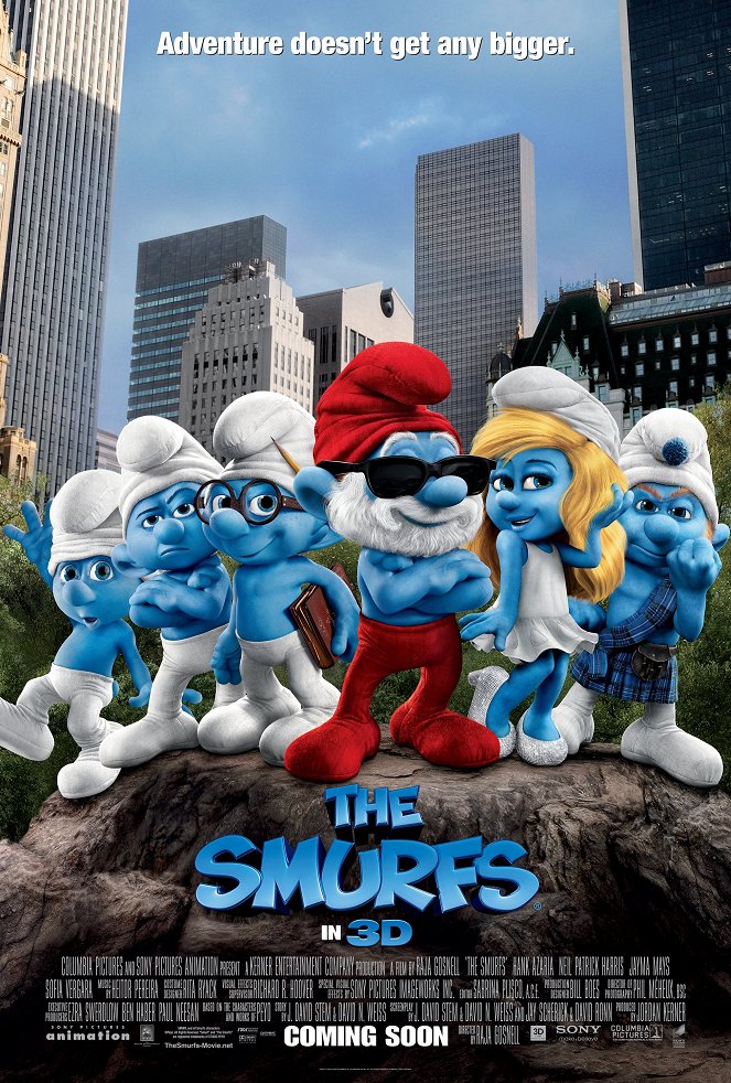 Os Smurfs - Cartazes