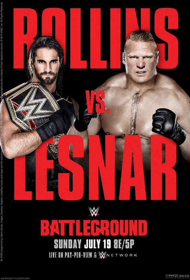 WWE Battleground - Cartazes