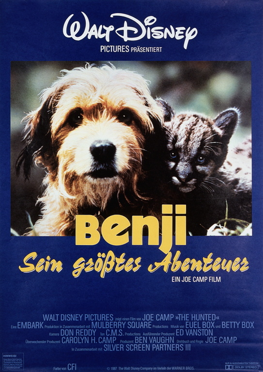 Benji - Sein größtes Abenteuer - Plakate