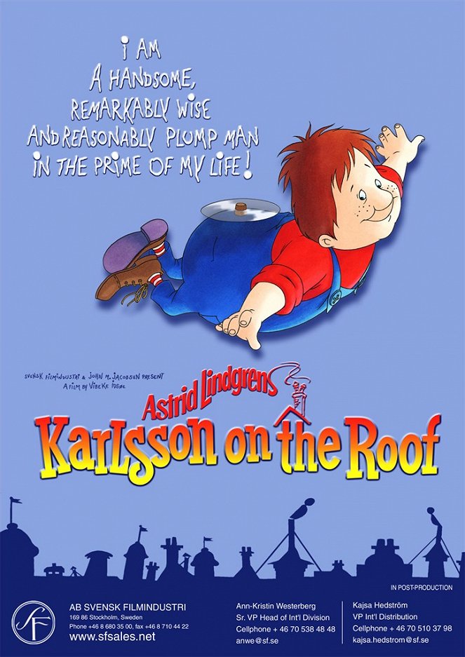 Karlsson on the Roof - Posters
