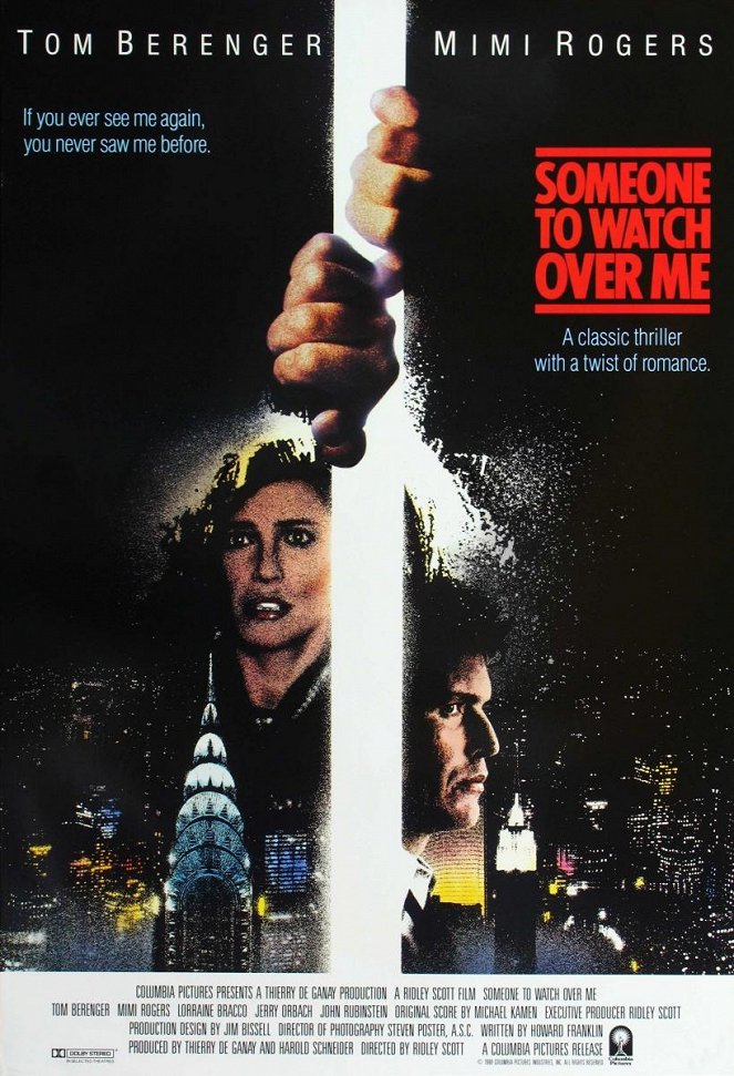 Someone to Watch Over Me - Posters