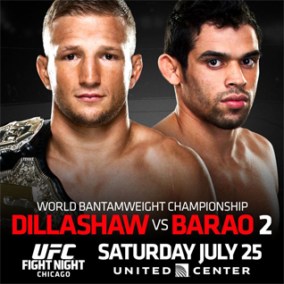 UFC on Fox: Dillashaw vs. Barão 2 - Carteles