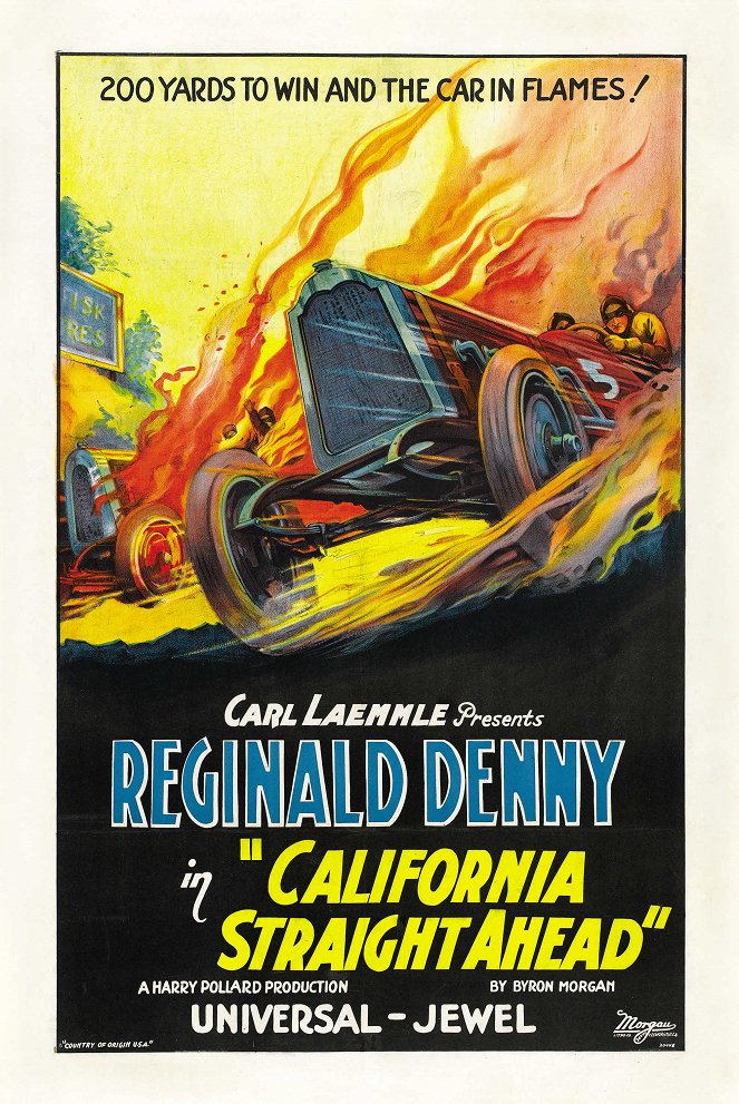 California Straight Ahead - Plakaty