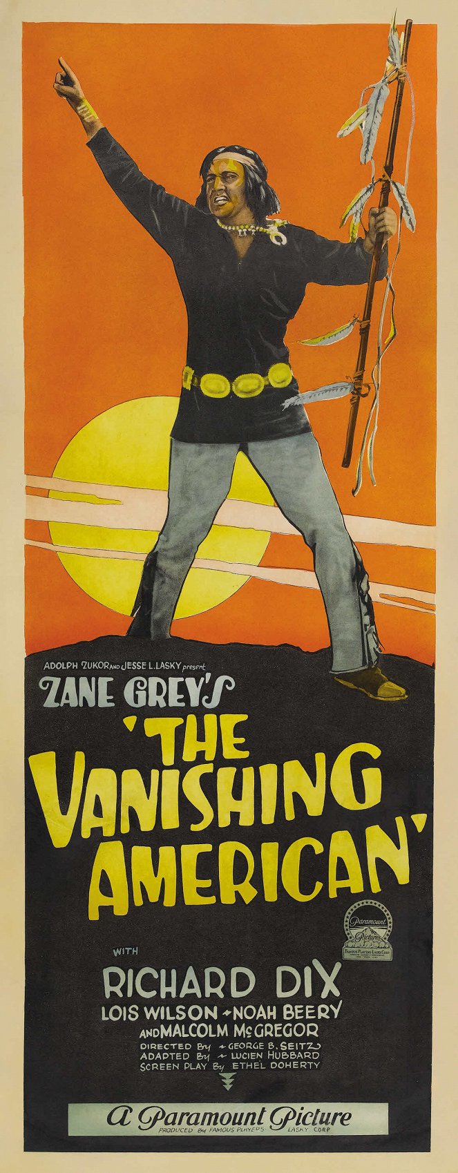 The Vanishing American - Affiches
