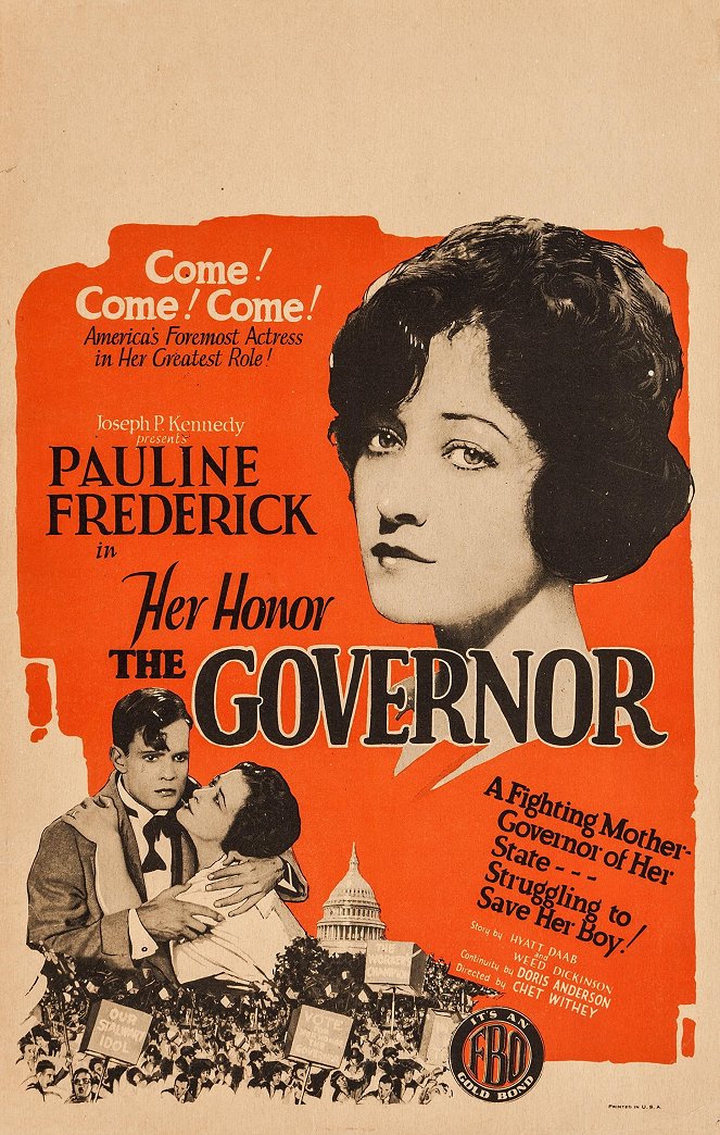 Her Honor, the Governor - Plakátok