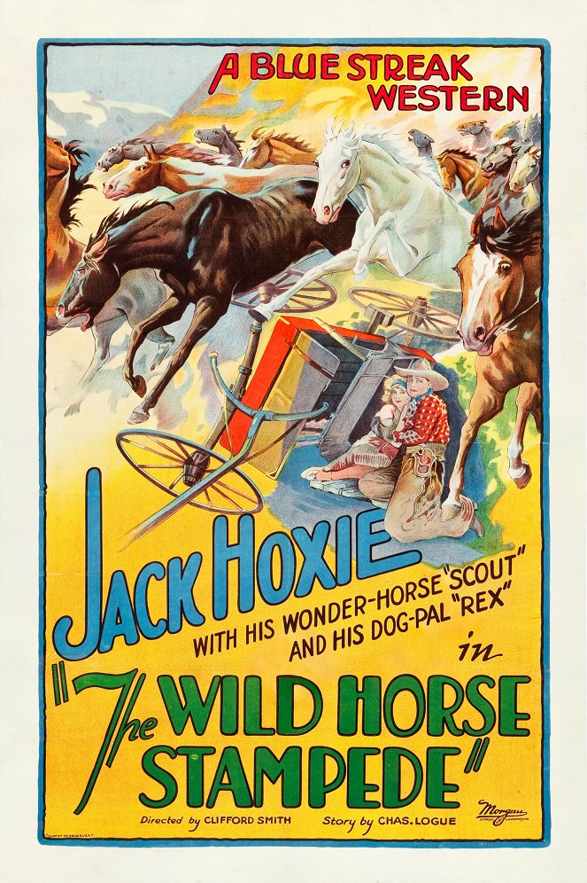 The Wild Horse Stampede - Plakaty