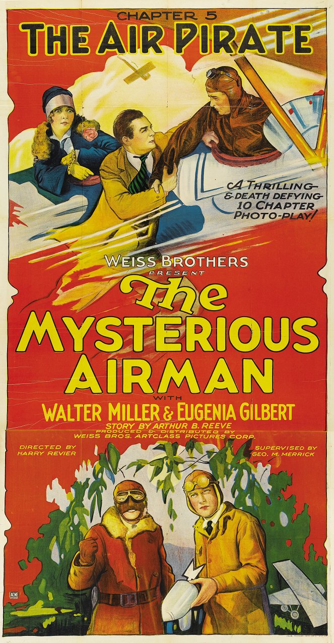 The Mysterious Airman - Plakate