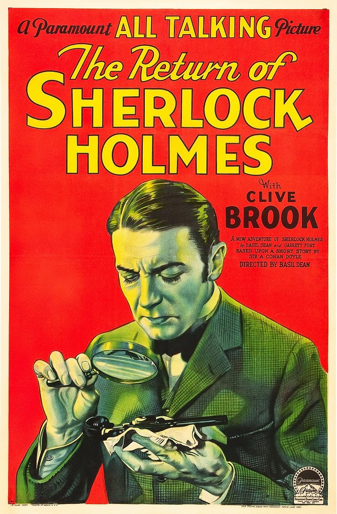 Le Retour de Sherlock Holmes - Affiches
