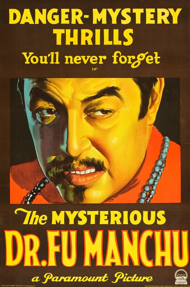 The Mysterious Dr. Fu Manchu - Plakate