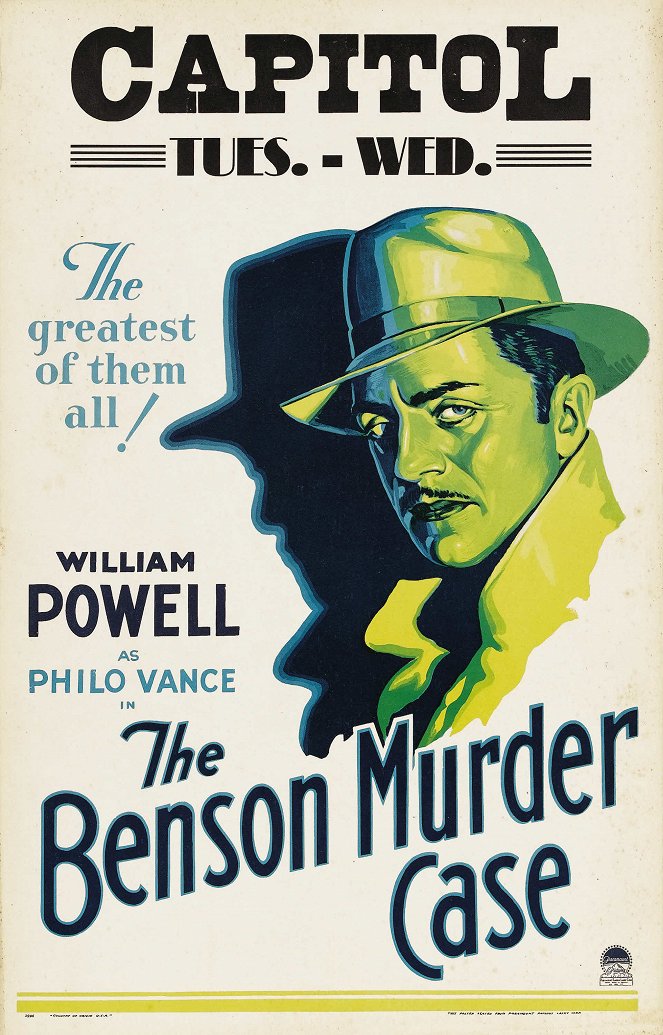 The Benson Murder Case - Plakáty