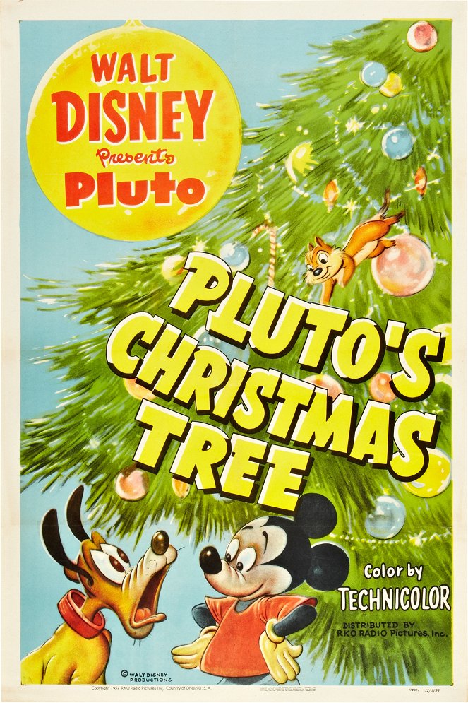 Pluto's Christmas Tree - Cartazes
