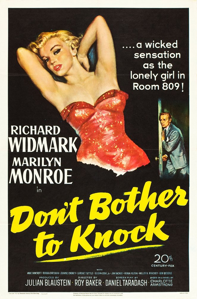 Don't Bother to Knock - Plakátok