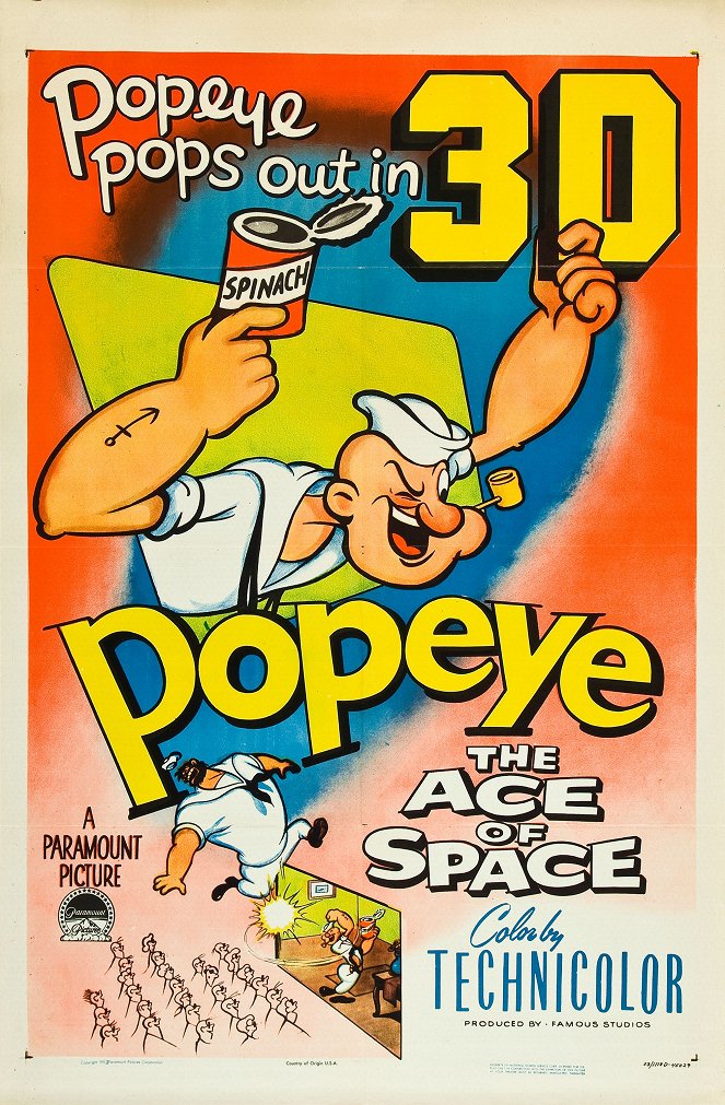 Popeye, the Ace of Space - Cartazes