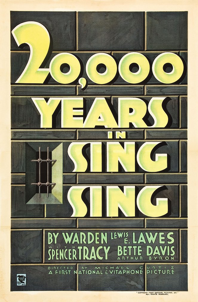 20,000 Years in Sing Sing - Plagáty