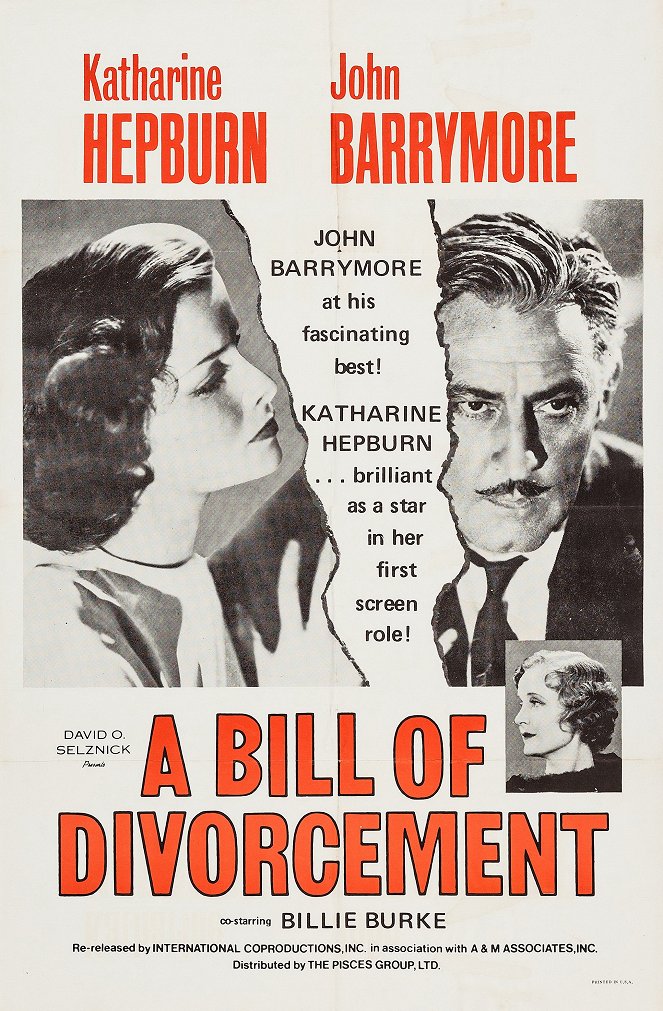 A Bill of Divorcement - Plakate