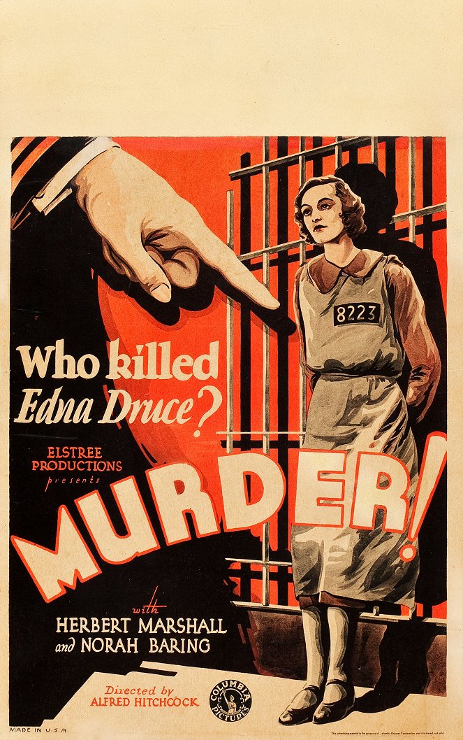 Murder! - Posters