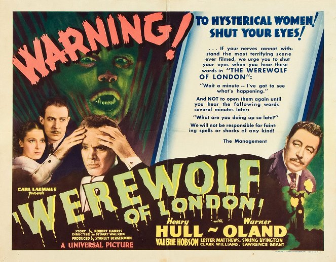 Werewolf of London - Julisteet