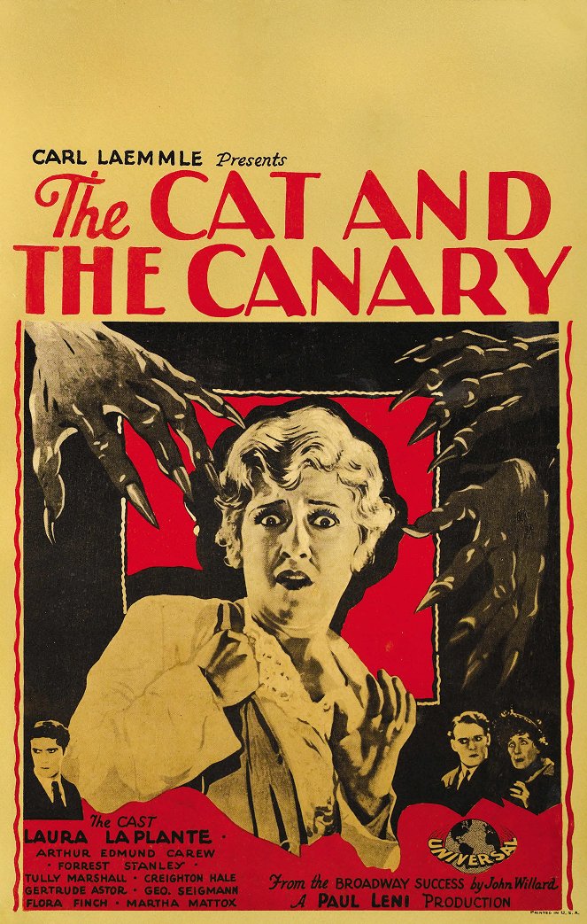The Cat and the Canary - Julisteet