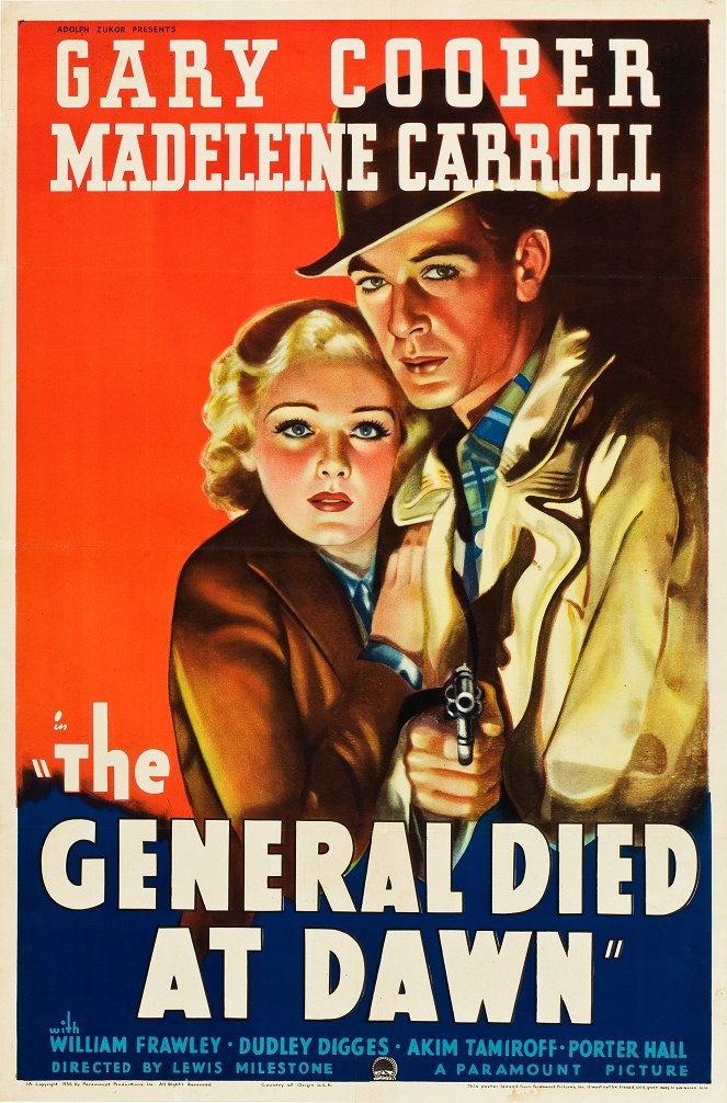 The General Died at Dawn - Posters