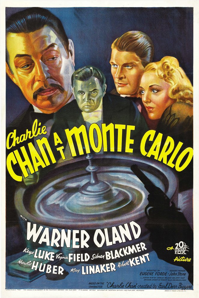 Charlie Chan at Monte Carlo - Plagáty