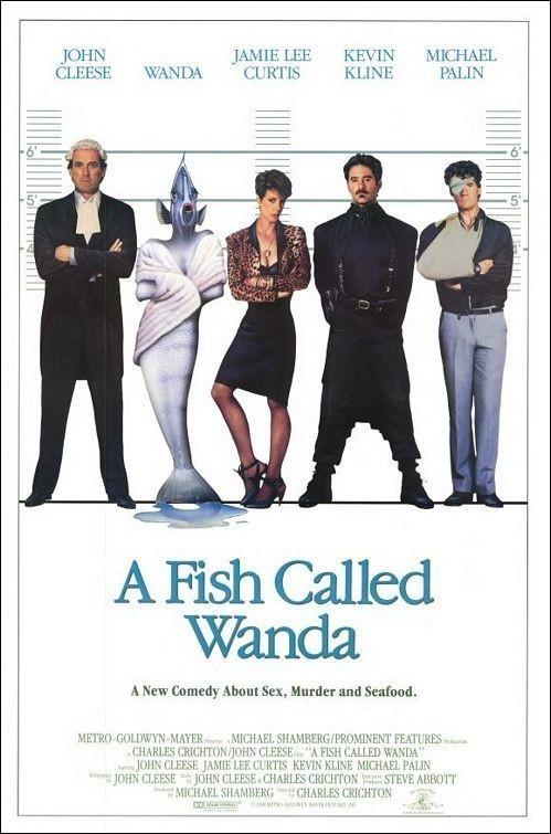 Ryba menom Wanda - Plagáty
