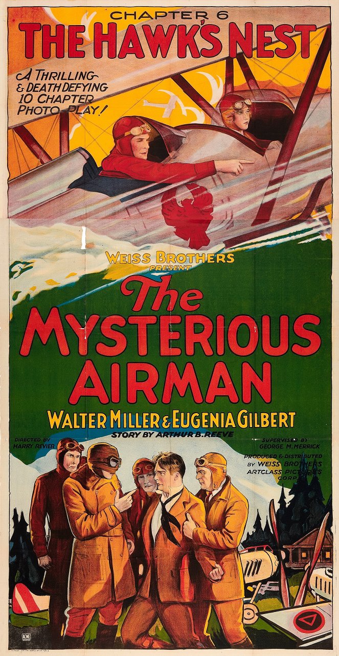 The Mysterious Airman - Plakate