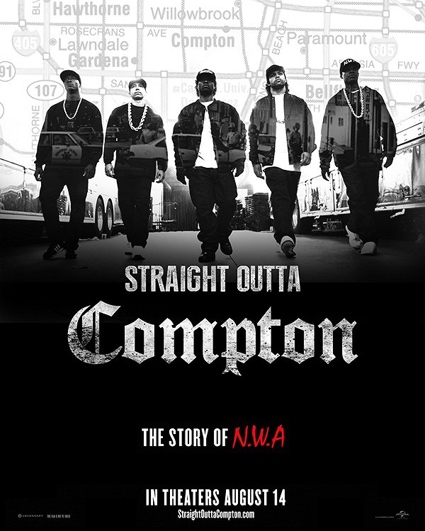 Straight Outta Compton - Plakáty