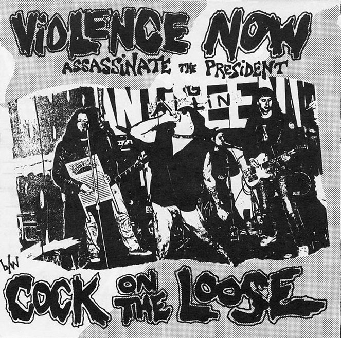 GG Allin & Antiseen: Violence Now/Assassinate The President - Plakate