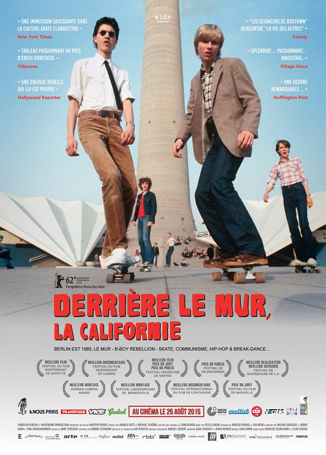 Derrière le mur, la Californie - Affiches