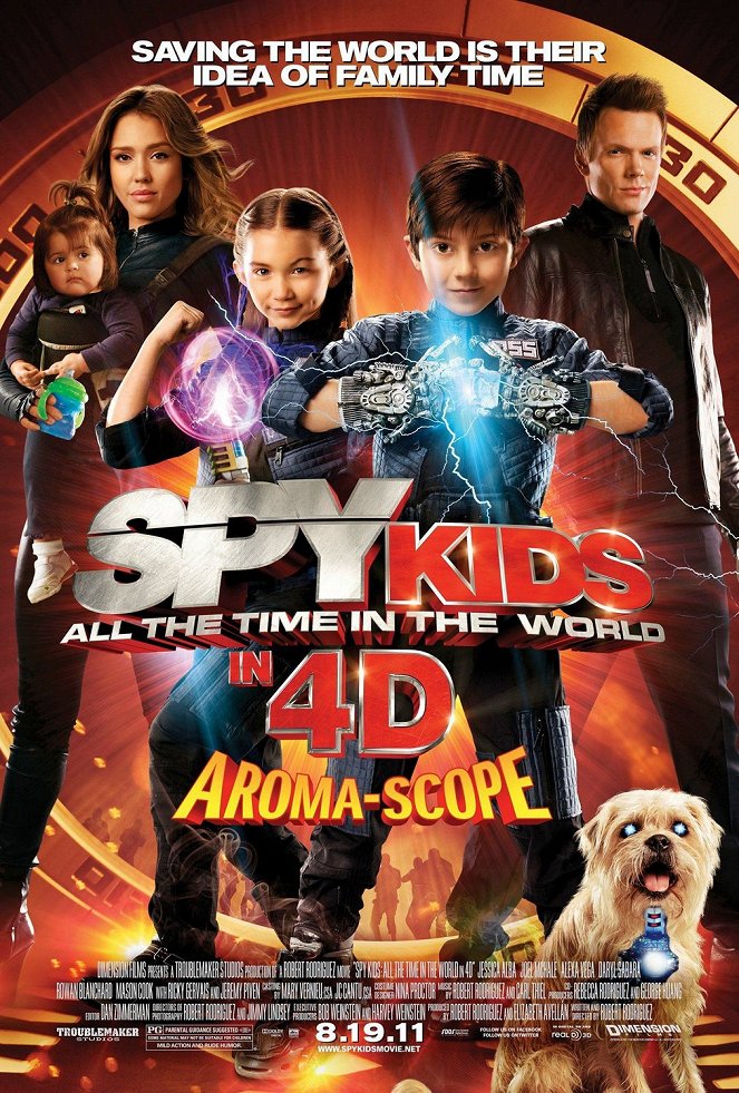 Spy Kids 4D: Stroj času - Plakáty